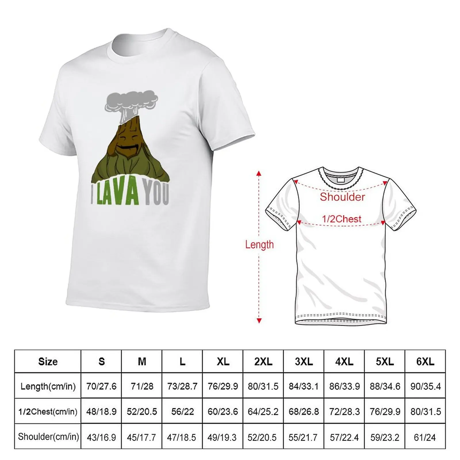 You Lava I T-Shirt Classic Graphic Short Sleeve Top