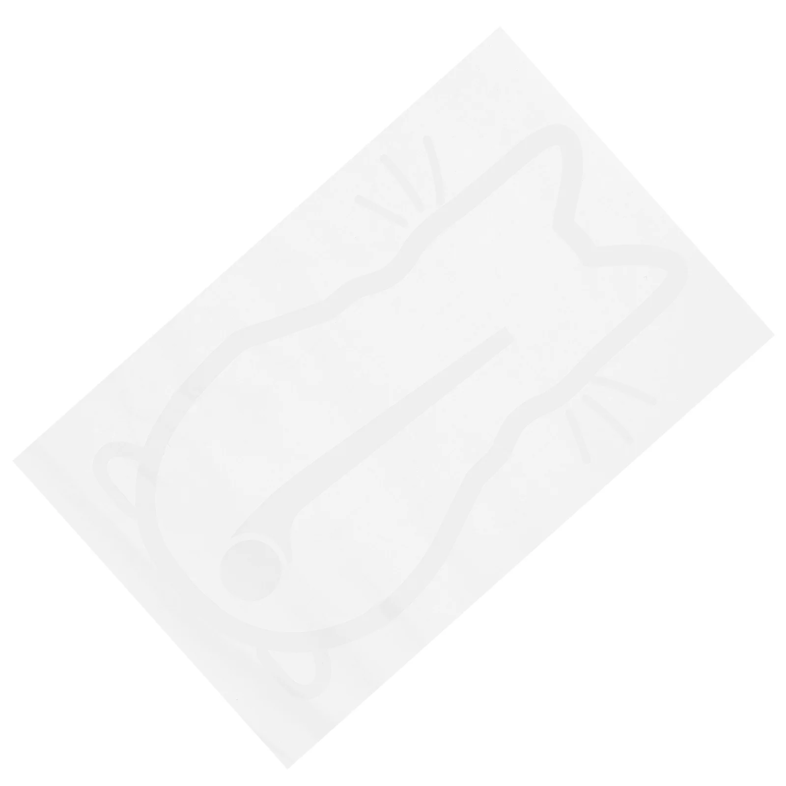 

Cute Cat Waving Tail Sticker Car Window Decal Windshield Decoration Unique Fun Design for Car Laptop Surfboard Travel Case