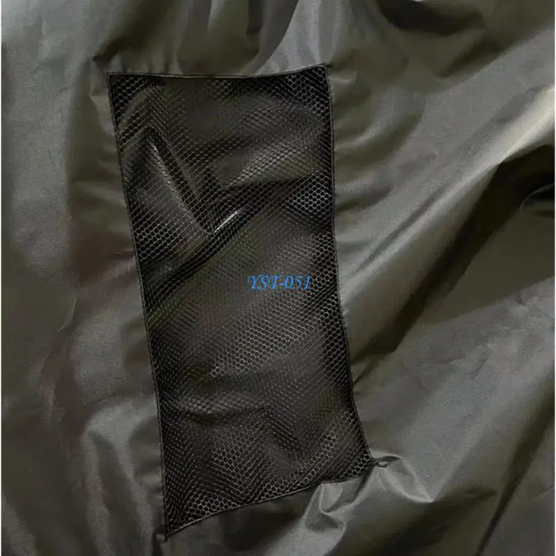 حقيبة تجميع أوراق سحابات نهاية مريحة E15A لركوب جزازات العشب #4