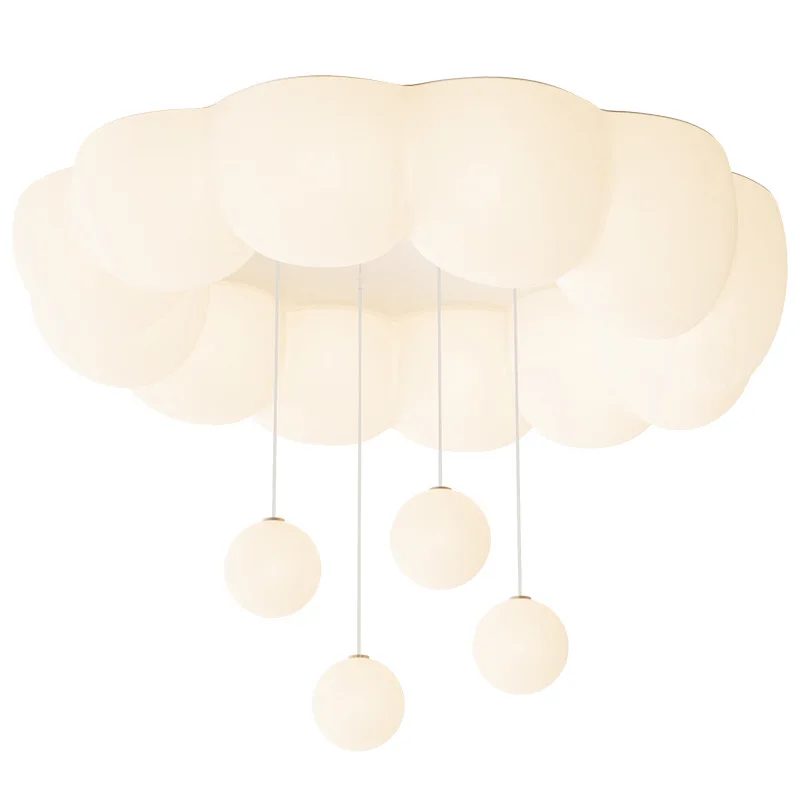 

Cream wind ceiling light modern simple bedroom 2025 new full spectrum eye protection living room master bedroom light