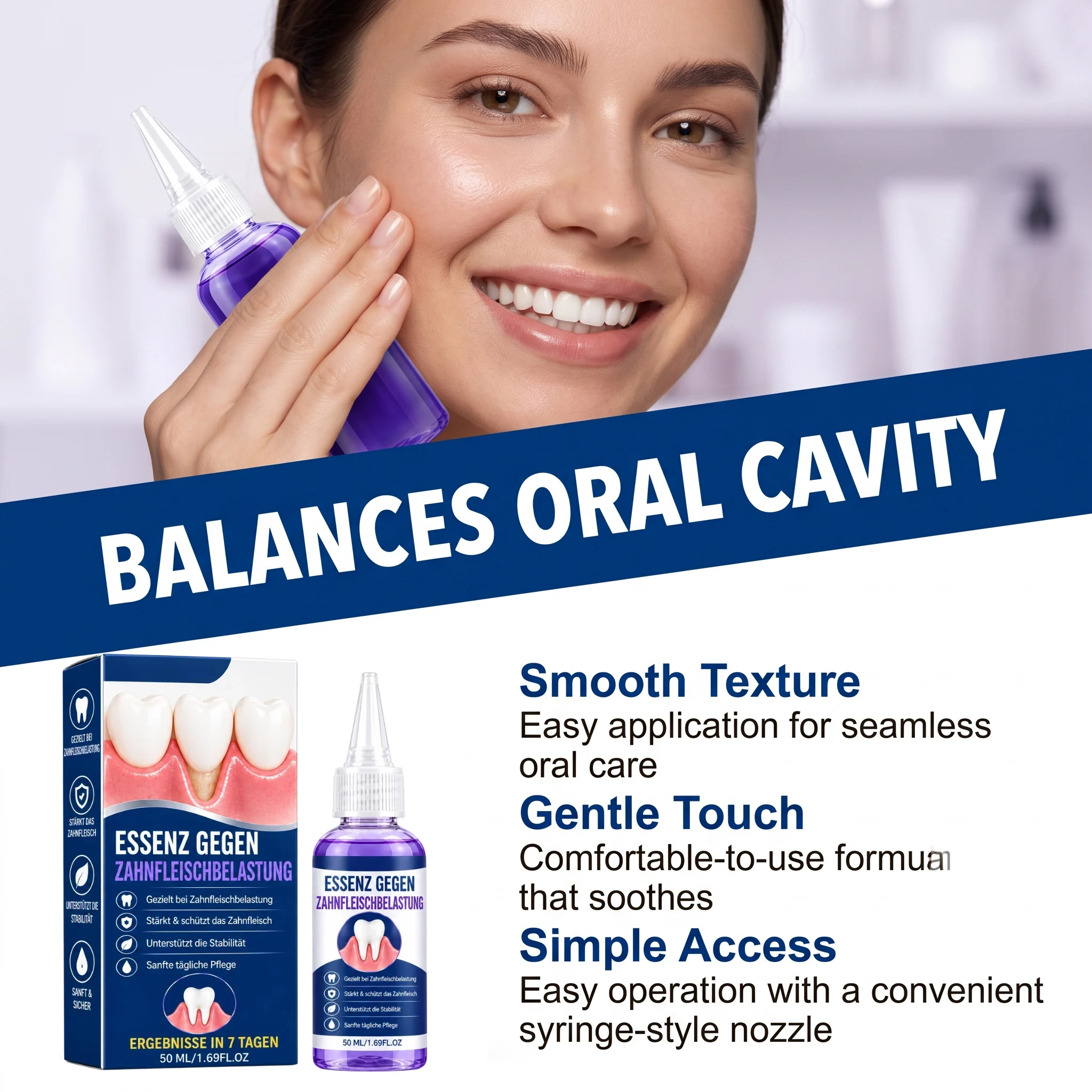 Gum Care Oral Essence Strengthen Tooth Surface Bright Interdental Relieve Sore Gums Allergy Deep Clean Tartar Maintenance Repair