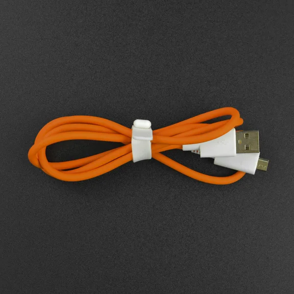 Microbit USB cable frosted silicone flat wire is not easy to knot FIT0351 - OE 1 m