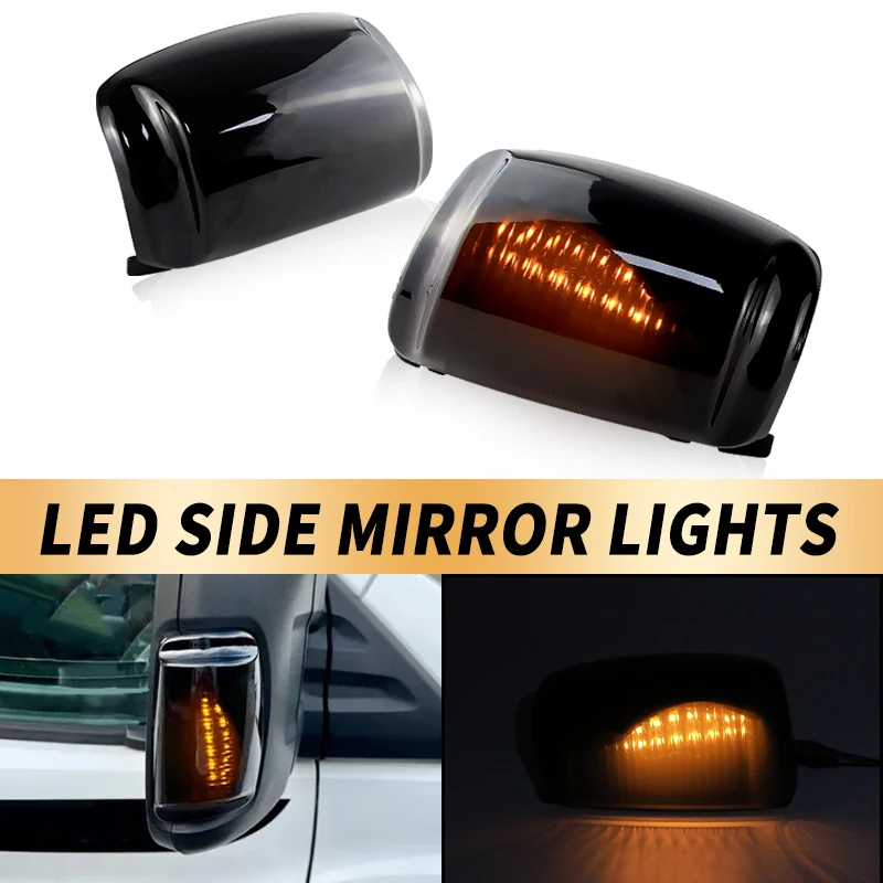 

2PCS Canbus Car Side Mirror Flash Indicator LED Rearview Mirror Turn Signal Light For Ford Transit MK8 2014-UP Custom 2012-UP