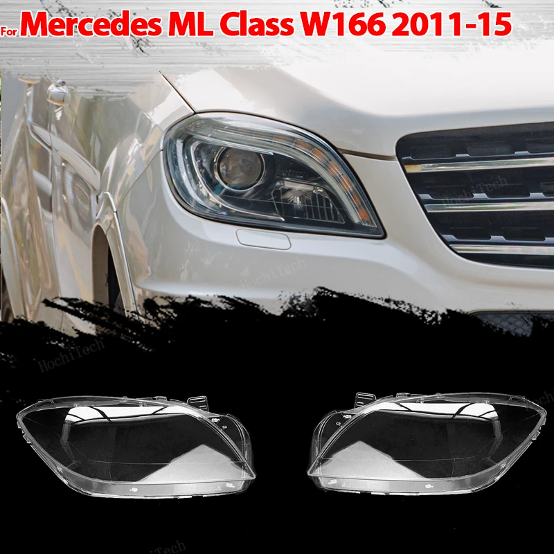 

Car Headlight Headlamp Lampshade Glass Lens Case Protective Shell Cover For Mercedes-Benz ML Class W166 Pre-facelift 2011-2015