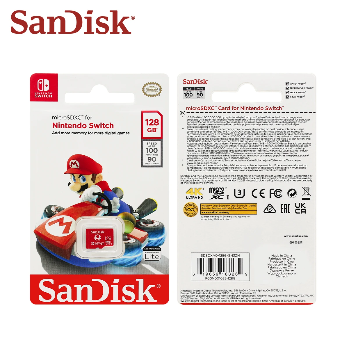 SanDisk kartu microSD USH-I, Flash kartu 512GB 256GB 128GB 64GB asli untuk Nintendo Switch Digital Game