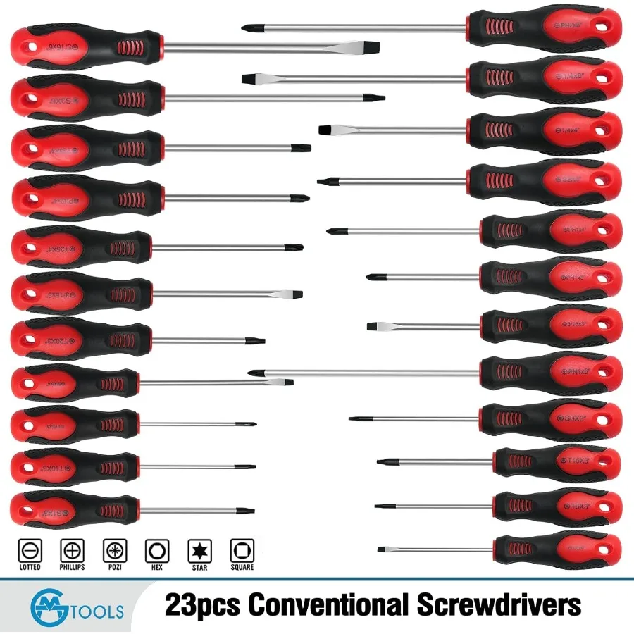 118PCS Magnetic Screwdriver Set Screwdriver Set with Plastic Racking Precision Screwdriver Magnetizer Demagnetizer and Magnetic