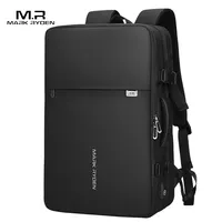 Mark Ryden Backpack Fit 17 Inch Laptop USB Charging Multi-layer Space Travel Bag Business Male Anti-Theft Mochila