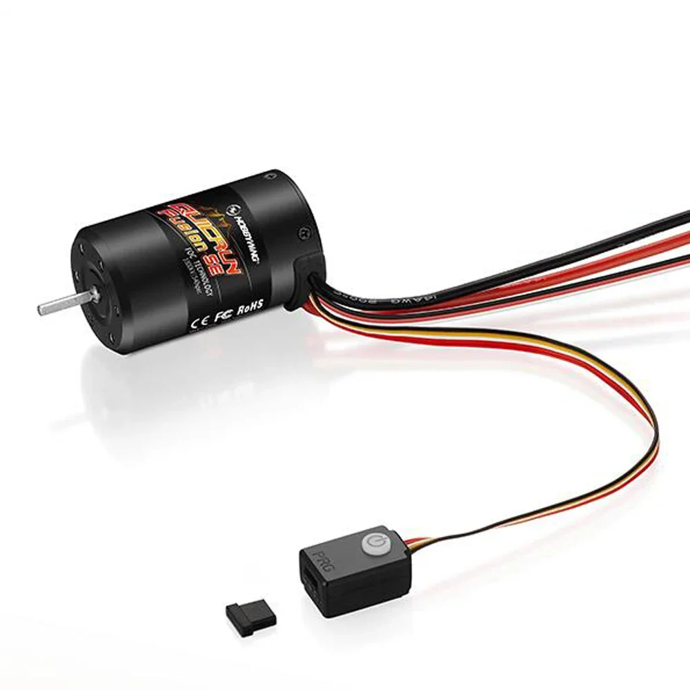 HOBBYWING QuicRun Fusion SE 40A 1800KV 1200KV silnik kombinowany ESC do 1/10 1/8 zdalnie sterowany Model samochodu akcesoria gąsienicowe