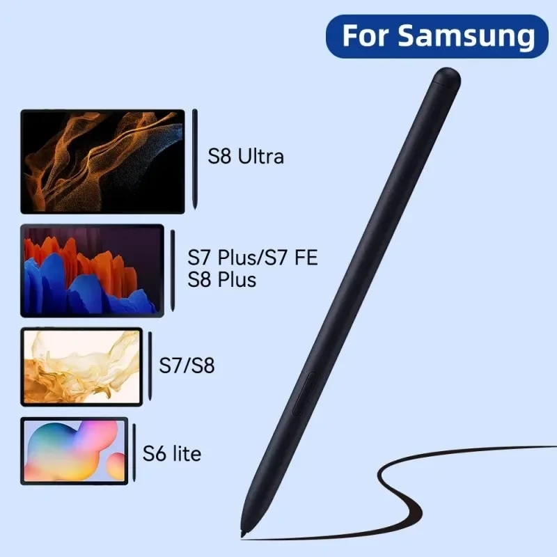 لجهاز سامسونج اللوحي ستايلس S Pen Tab S8 S8 + S8 Ultra S7 FE S7 + S6 Lite القلم الكهرومغناطيسي