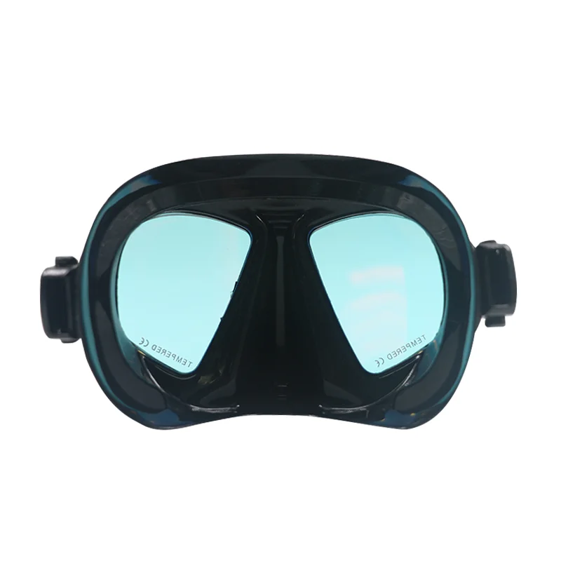 المهنية الكبار سيليكون الغوص قناع الغطس مكافحة الضباب الزجاج المقسى العدسات بدلة الغوص معدات السباحة Freediving الأطفال #1