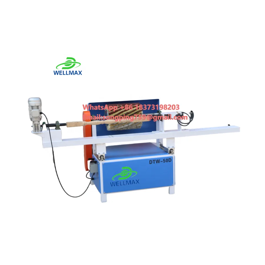 

Шлифовальный станок WELLMAX DTW-50D для деревообработки, для изготовления деревянных стульев, щеточный шлифовальный станок