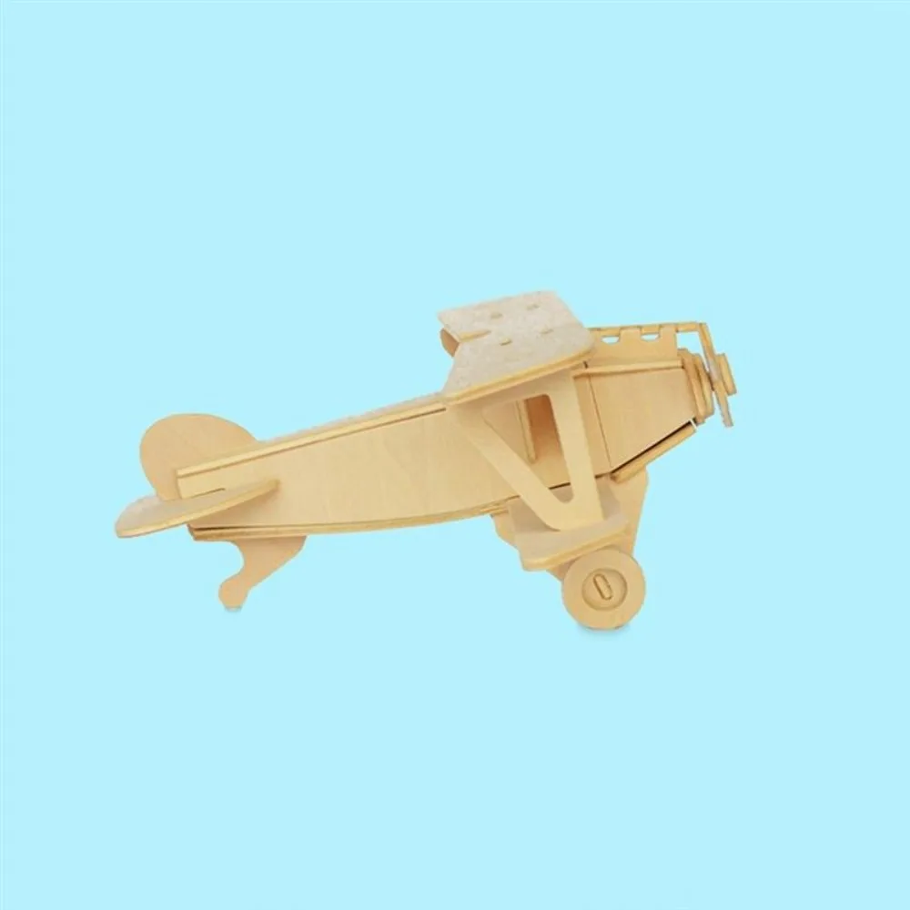 Wooden Model Airplane 3D Craft Wood Tabletop Decors Airplanes Jigsaw Buildadultsdiy Kit Handicraft Plane Puzzlekits Desktop