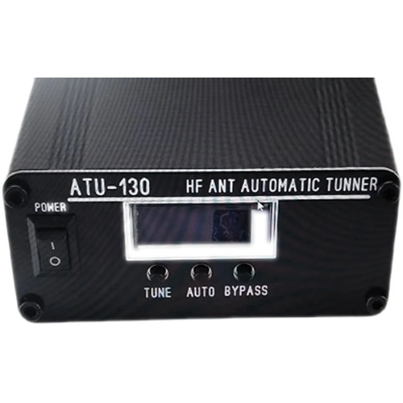 ATU-130 1.8-50Mhz 200W Miniature OLED Display Antenna Tuner Automatic Antenna Tuner Shortwave Antenna Tuner