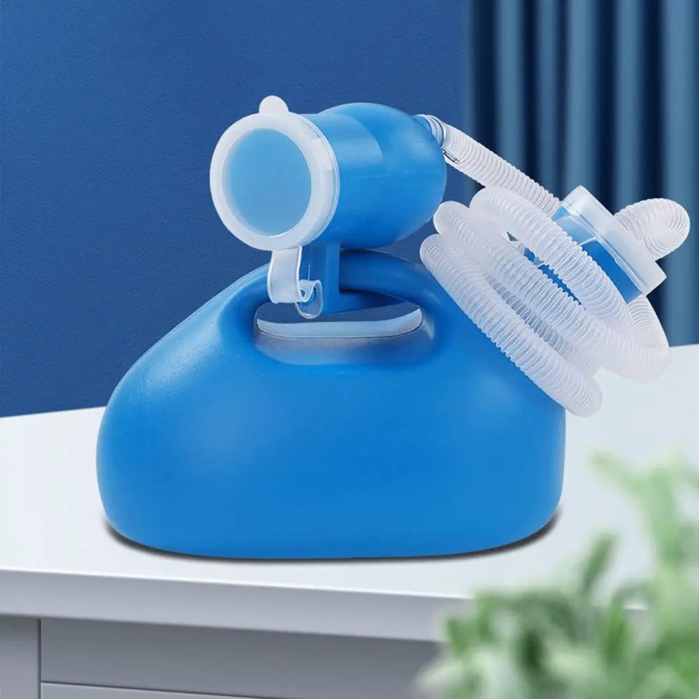 Urinal Bottle Portable Urinal Potty with Lid and Extension Tube Outdoor Urinal Chamber Pot for Men Women 2000ml