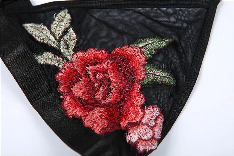 Sexy Bra For Woman Embroidered Rose Thin Underwear Female Transparent Bras For Women Sexy Lingerie Bralette For Ladies New