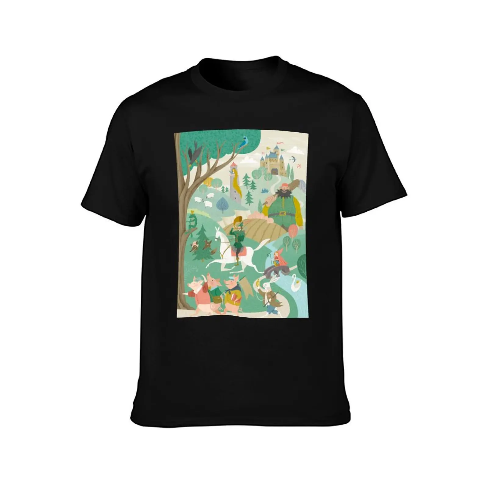 The Land of Enchantment T-Shirt Casual Fashion Short Sleeve Cotton T-Shirt