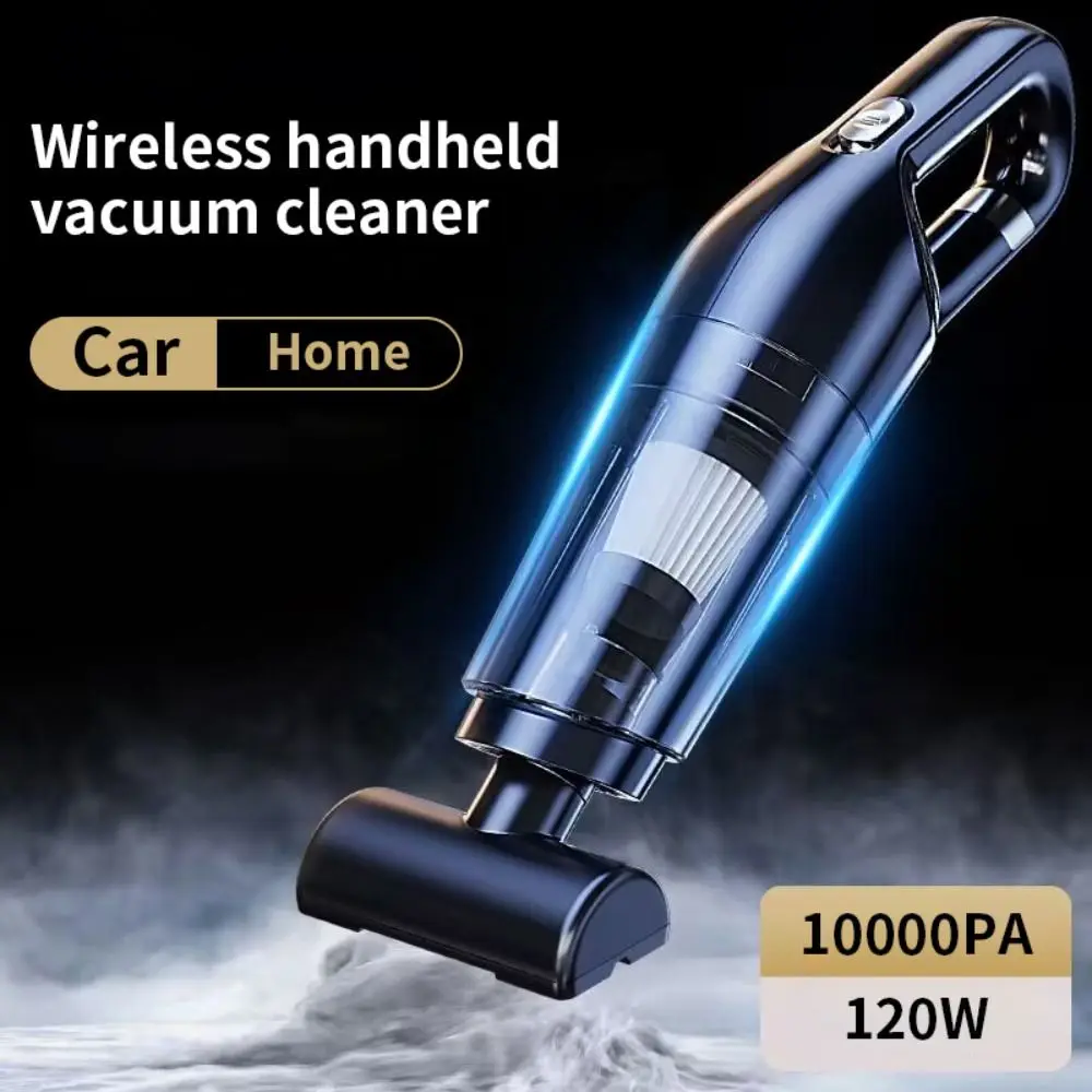 10000Pa Suction Handheld Vacuum Rechargeable Battery Wireless Design Car Vacuum Cleaner Water Absorption Lightweight