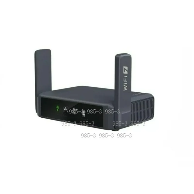 WiFi 7 Travel Router with Touchscreen, 3570Mbps High Speed Gaming Hotspot Dual 2.5G Ports VPN Support
