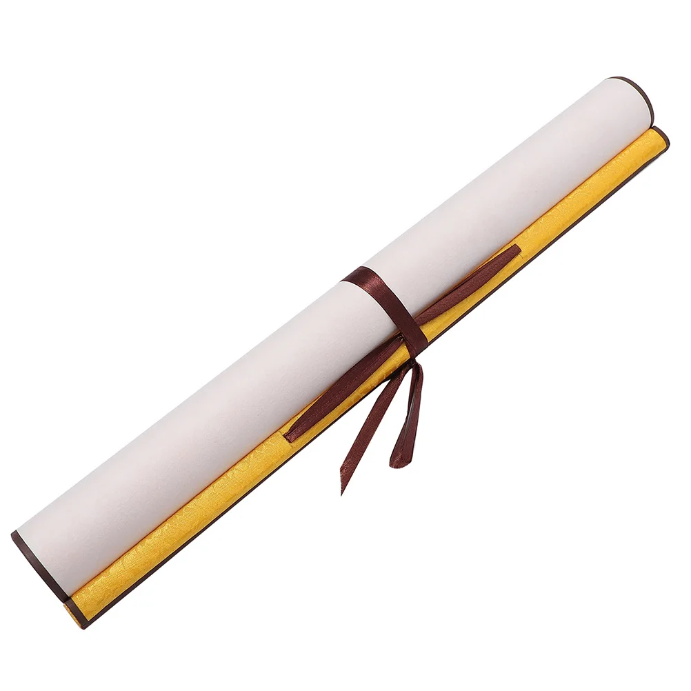 Portable Rice Paper Scroll Child Decoration Blank Parchment for Writing