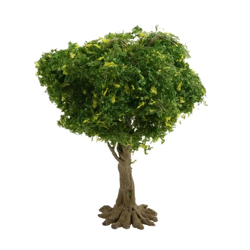

Pro 13Cm Fine Scale Green Model Tree Wire Trunk Simulation Tree For Mountain Scenery Train Railway Layout