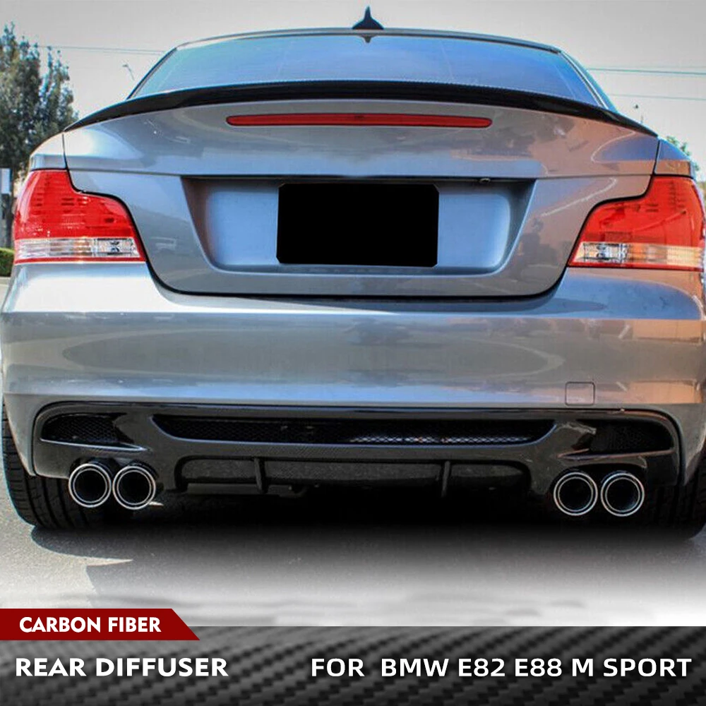 

Carbon Fiber/FRP Rear Body Kits Car Rear Bumper Diffuser Lip Spoiler for BMW 1Series E82 E88 128i 135i M Sport 2008-2013 M Tech