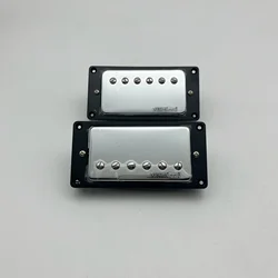 Classic  Nickel Silver Humbucker Pickups Double 4C Black Cover Guitar parts