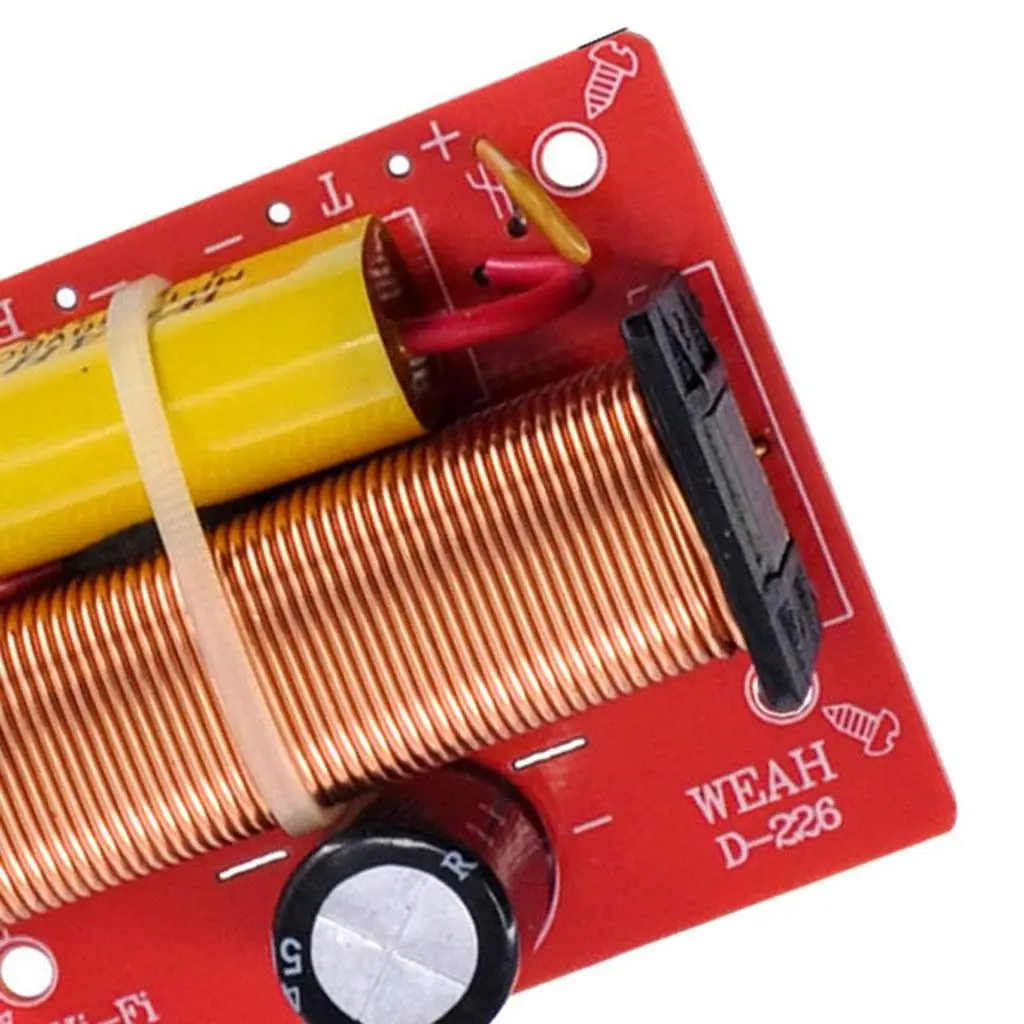 

Speaker Crossover Metal Audio Filter Universal Frequency Divider 100W Treble Bass Distributor for Home Theater