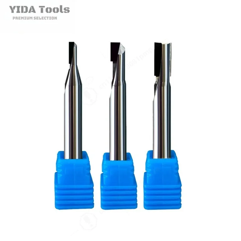 YIDA PCD End Mill Cutter, Milling Tool Bit, for Mirror Milling of Acrylic, Metal & Alloy in CNC Machining