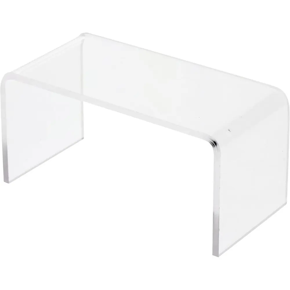 

Acrylic Rectangular Display Stand, 2 Height x 4 Width x 2 Depth, 1/8 Thick, Pack of 12