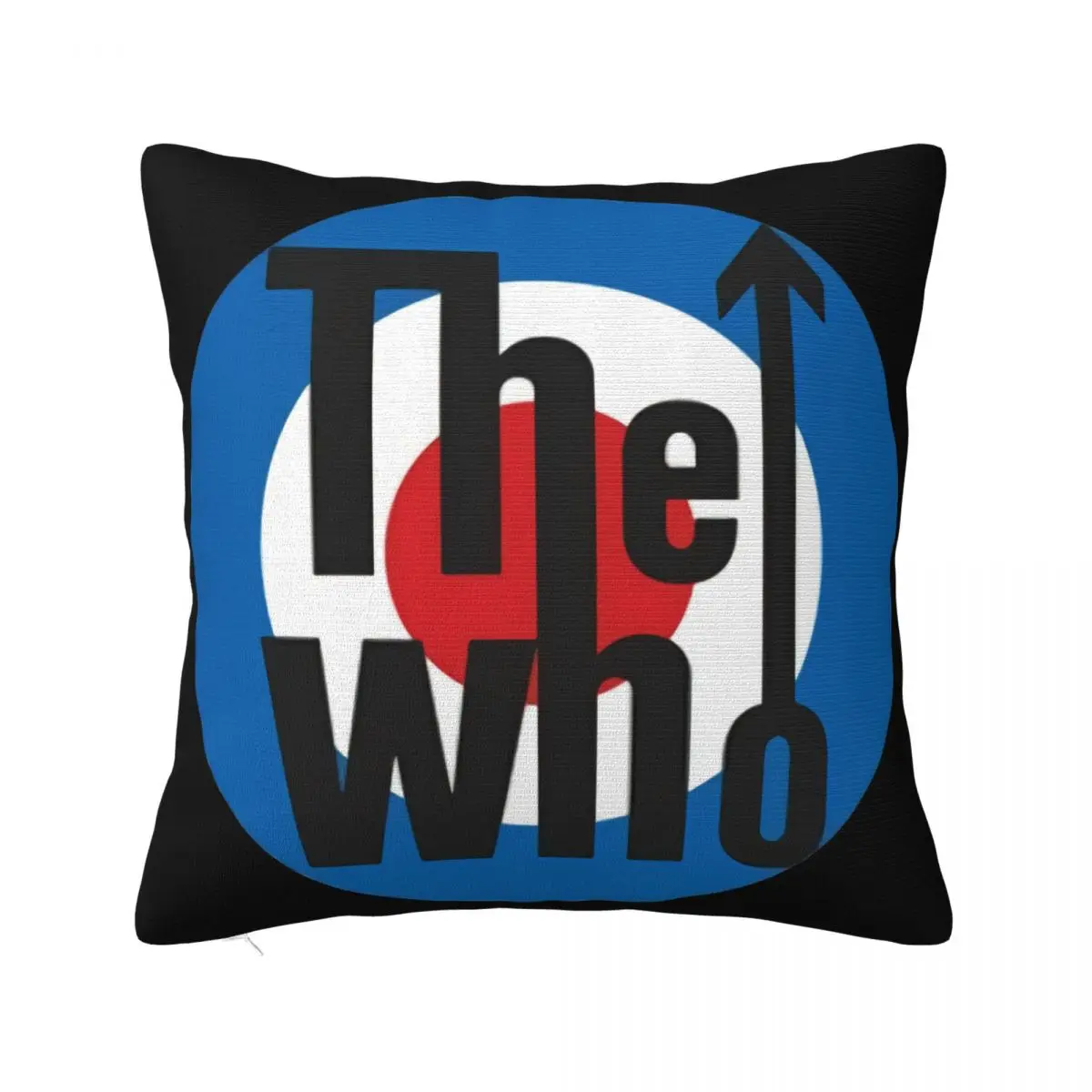 Shack Mens The Who Target Rock Music Ly Licensed Natural Middle Aged Gift Breathable Pattern Pillow Case