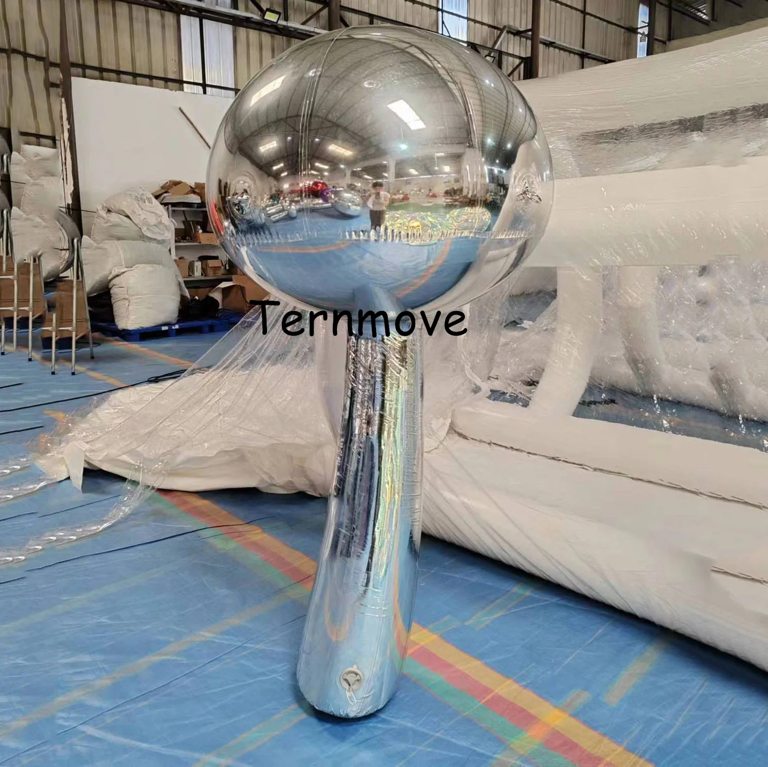 

mirror Inflatable Mushroom Model Outdoor Lawn Park plant-themed exhibition activities nightclub stage decoration