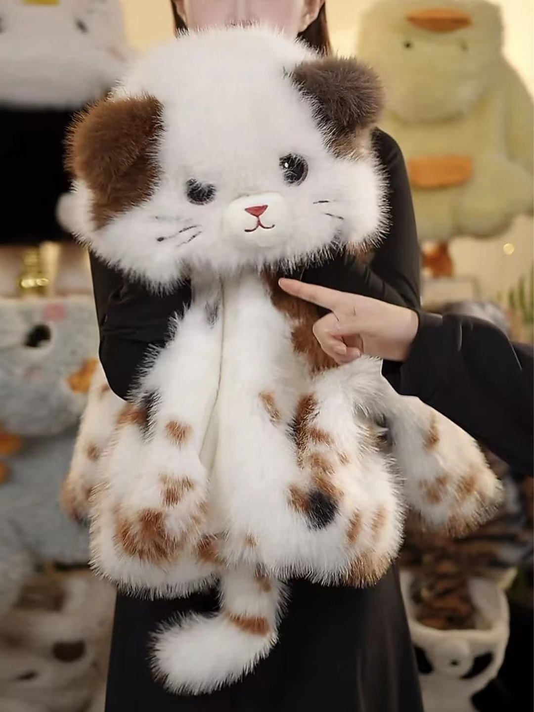 

Thiened Fce Winter Jaet for Girls Cute Cartoon Plu Coat Warm Top for Baby Girls Soft Cotton Clothes for Women