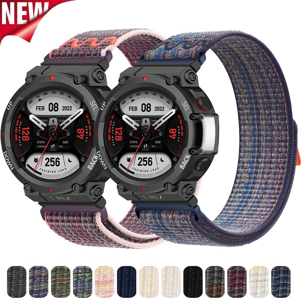 Nylon Strap Für Huami Amazfit T-REX 3 Smart Uhr Band Frauen Männer Armband Für Amazfit T-Rex/Pro T-Rex 2 Ultra Armband Correa