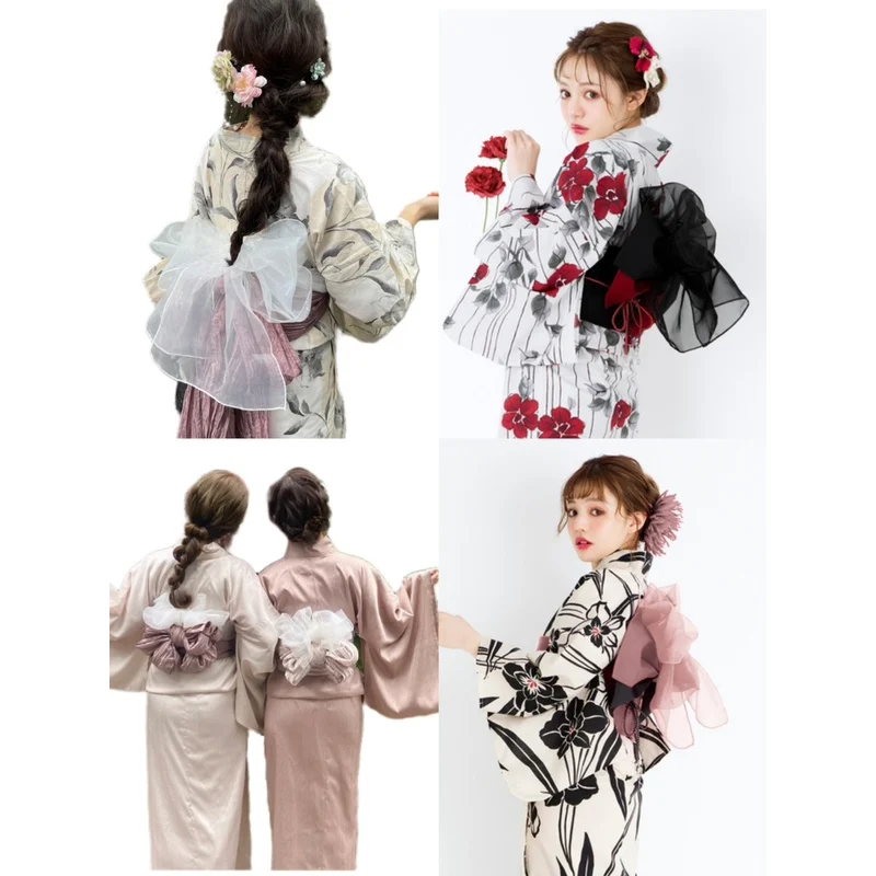 Cinturón de encaje para kimono de verano, accesorio de encaje para kimono, bufanda de encaje, artículo pequeño, ropa étnica p...