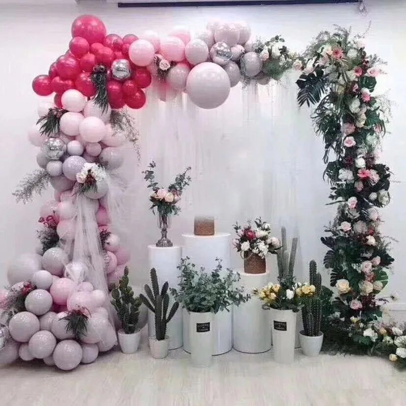 

Arch Backdrop Stand Metal Arch Flower Vine Balloon Display Stand Party Decoration Wedding Supplies