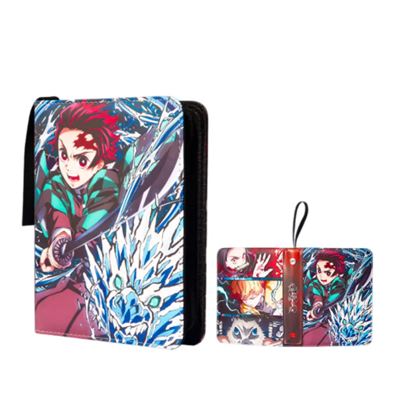 Anime Demon Slayer Collection Kamado Tanjirou 9-Gallery Transparent 50 Pages Children's Toys Boys Surprise Birthday Gifts