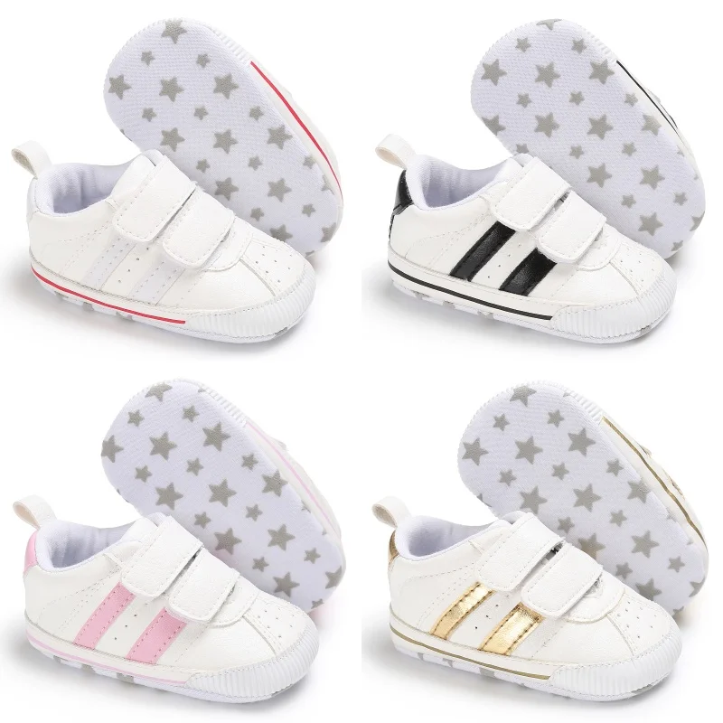 Spring and Autumn Style Baby Walking Shoes Baby White Shoes Casual Single Shoes For Boys and Girls Anti Slip Baby Shoes