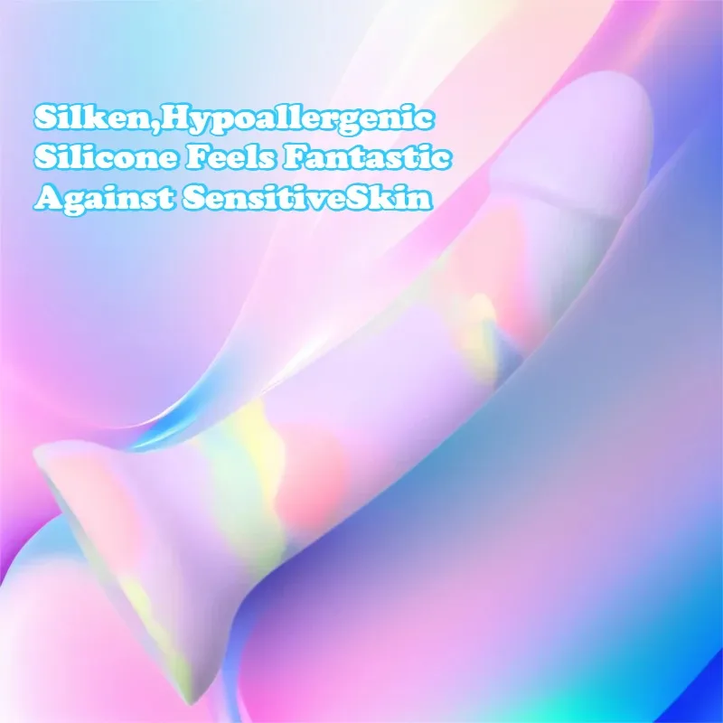 7inchs Liquid Silicone Realistic Dildo with Strong Suction Cup Redl Penis G Spot Masturbator for Women Men Anal Sex Toys - Image 3