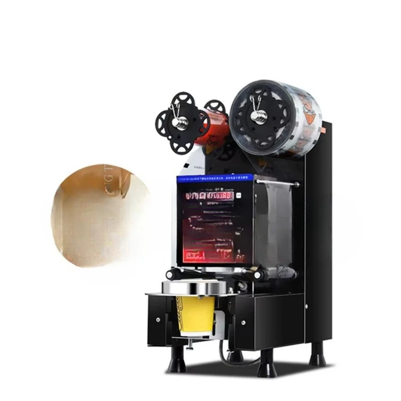 

Aluminum foil film bag cup beverage electric automatic rotary heat sealing machine