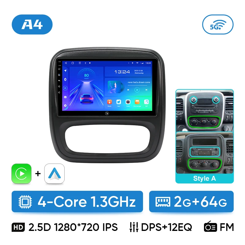 Ainavi 2 DIN Autoradio 3
