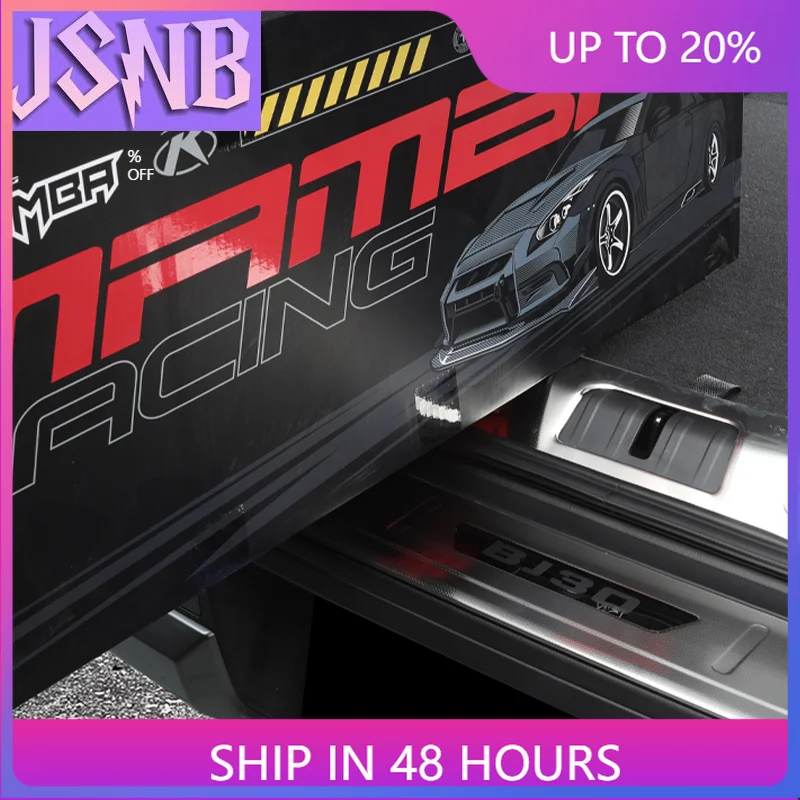 Для Baic Bj30 2024-2025 задняя защитная пластина багажника декоративная полоса из нержавеющей стали автомобильные аксессуары модификация аксессуары Для Baic Bj30 2024-2025 задняя защитная пластина багажника декоративная полоса из нержавеющей стали автомобильные аксессуары модификация аксессуары