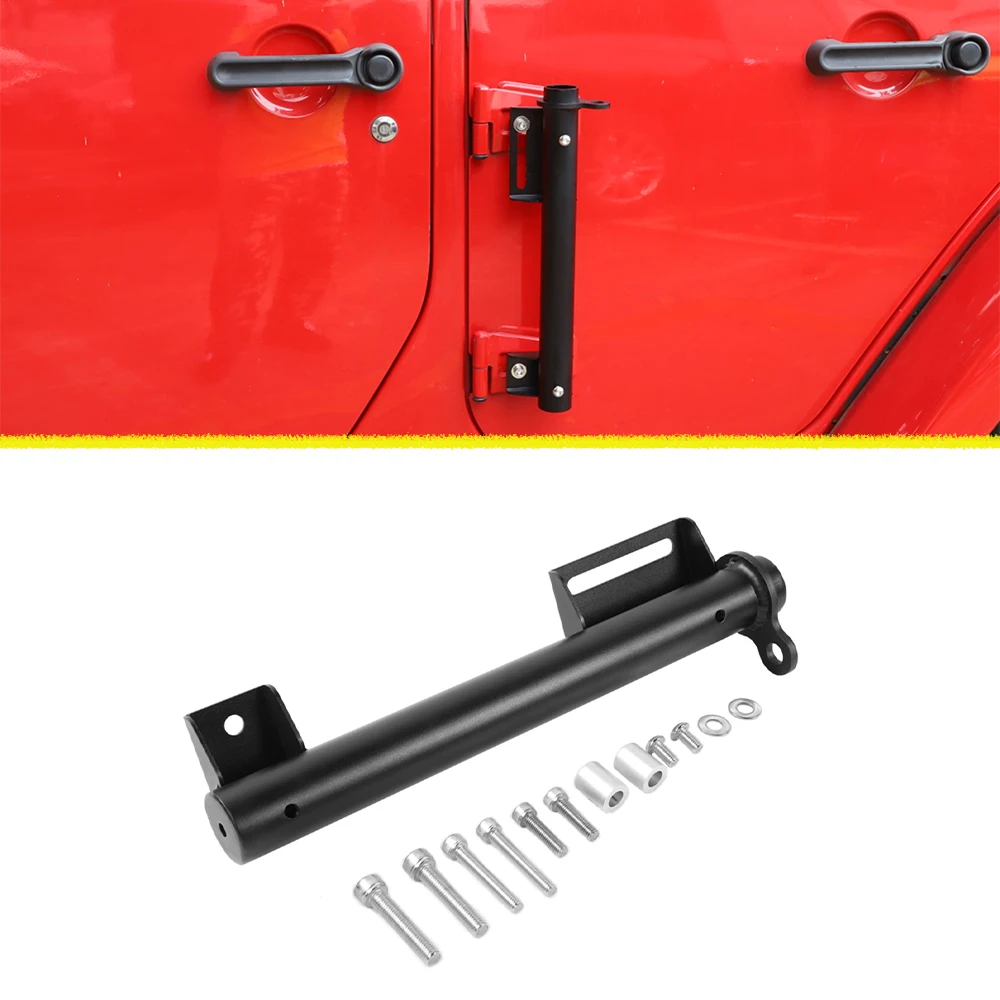 Flagpole Holder Mount Bracket Multifunctional for Jeep Wrangler TJ JK JL Gladiator JT 1997-2023 Car Exterior Accessories Black