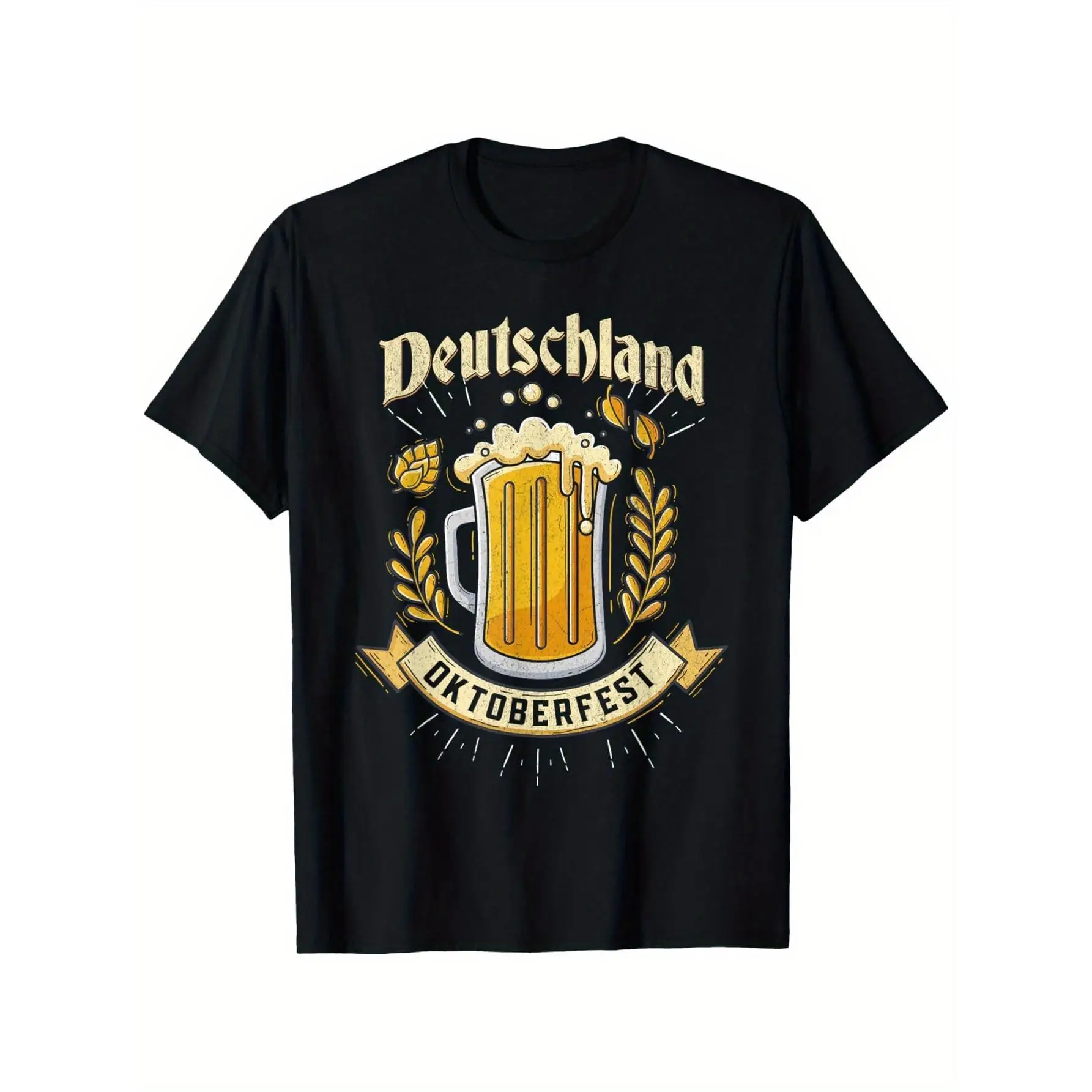 

Funny Oktoberfest T-shirt, Deutschland Graphic Tee, Vintage German Beer Festival Gift, Humorous Beer Drinking Shirts for Men