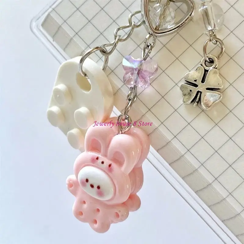 

Brick Heart Keychain Set For Couples Matching Keyrings Pendant Accessories