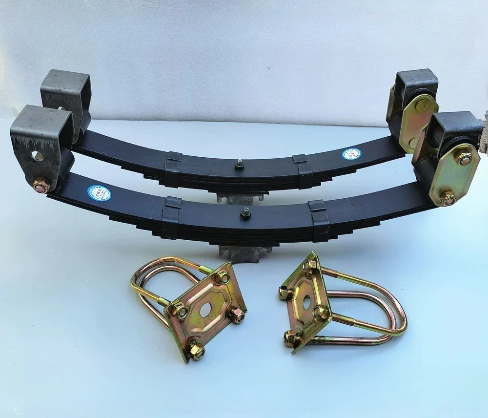 Trailer leaf spring modified three-wheel four-wheel trailer flat car 0.3~ 2T chassis installation accessories axle bow