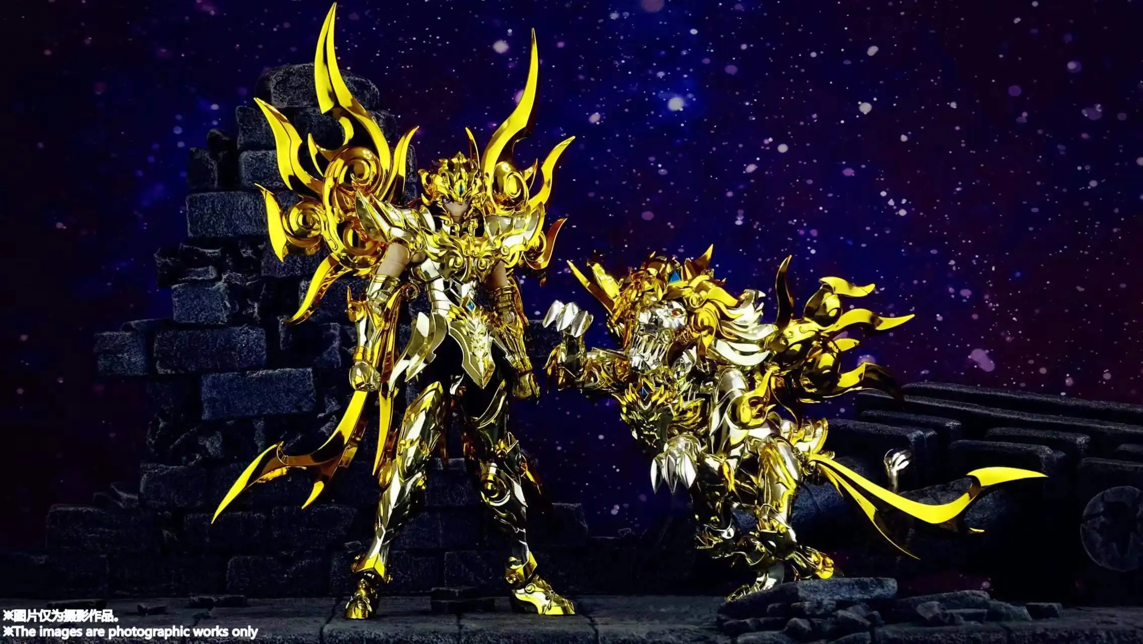 

In Stock Toypoint Model Saint Seiya Myth Cloth SOG Ex Leo Aiolia Totem/object Knights of Zodiac Metal Armor Action Figure Toy