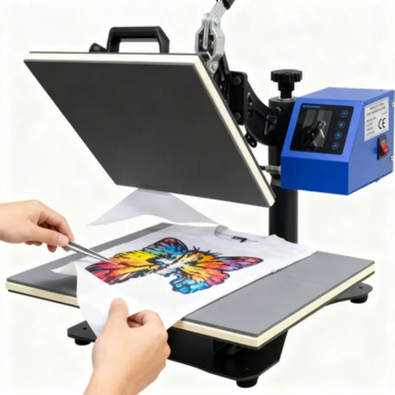 

Large Format Heat Transfer Machine For TShirts That Can Print Full Front And Back Designs