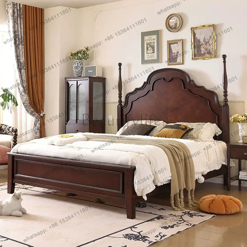 ld  Luxury Bed Modern Bedroom  Double Floor Girls Wooden Mobile Princess Bed Sleeping Muebles Lounge Suite Furniture