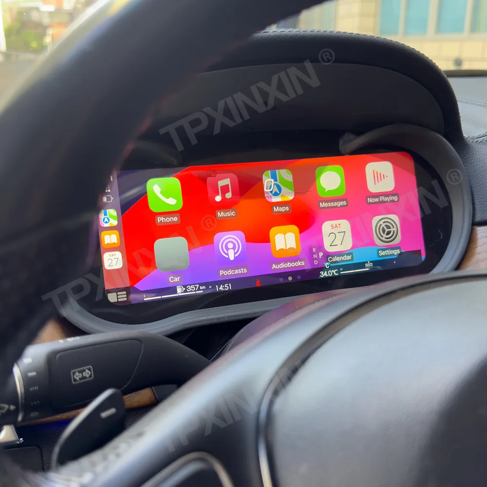 Car Digital Cluster Carplay For Mercedes Benz GLE W166 2015-2019 GLE350 GLE400 GLE450 GLE43/63 AMG LCD Speedometer Dashboard