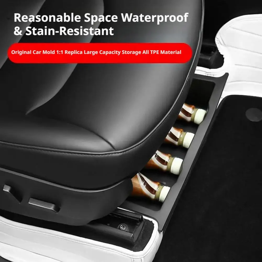 Universelle Unter-Sitz-Aufbewahrungsbox, Sitzschublade, Versteckte Kunststoff-Aufbewahrungsschale, Ausziehbarer Auto-Organizer, Auto-Zubehör Großhandel – Detail 10